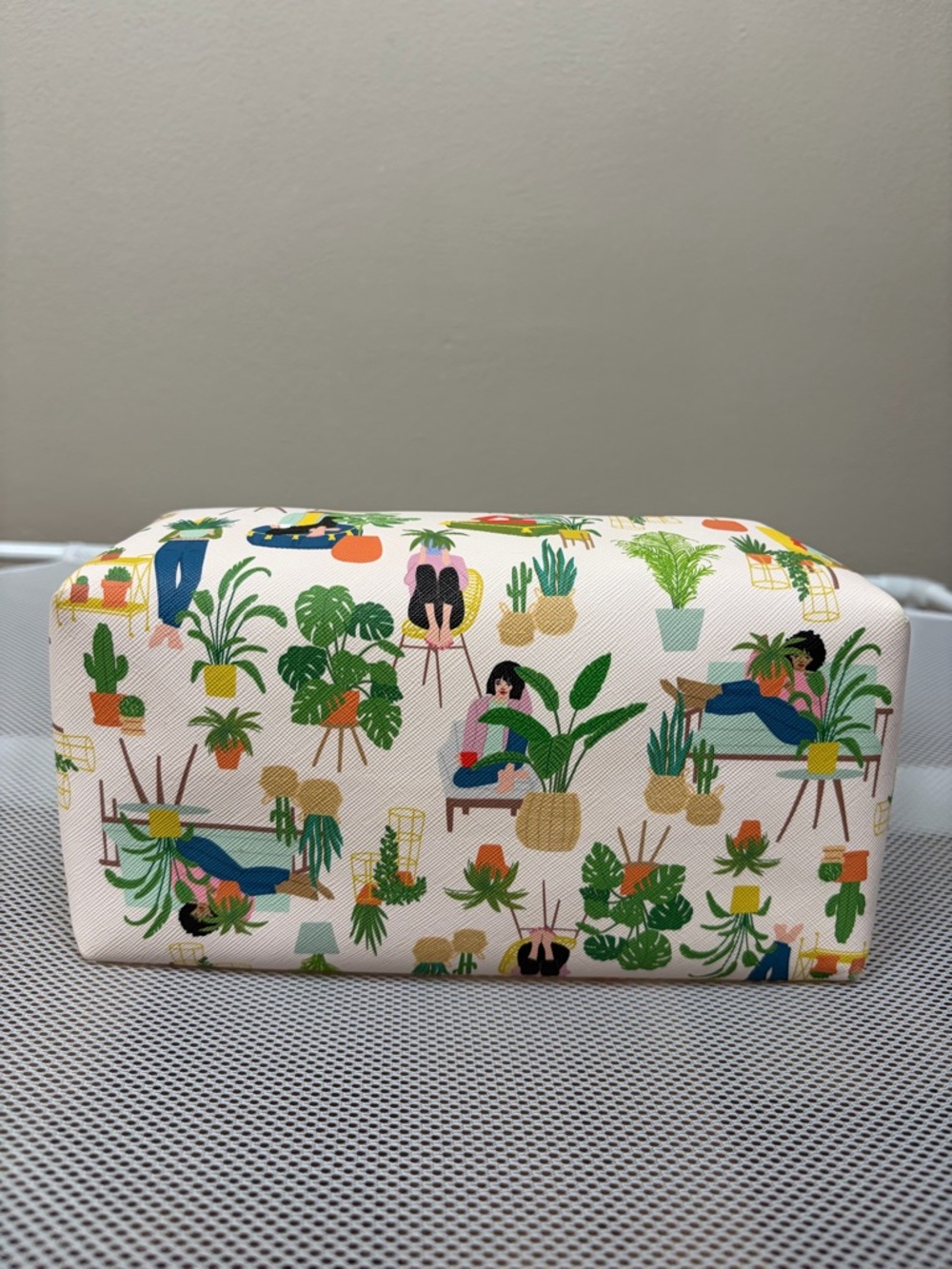 OCS Designs Crazy Plant Lady Toiletry Bag Makeup Case Large Cosmetic Pouch EUC - Picture 11 of 14